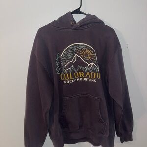 Colorado Rocky Mountains Hoodie Size L